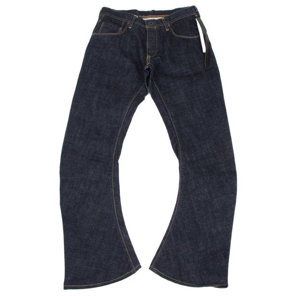 wjk Curved Indigo Denim Jeans Size S