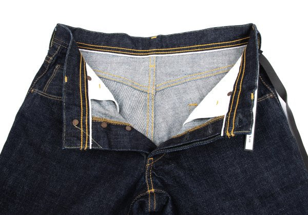 wjk Curved Indigo Denim Jeans Size S
