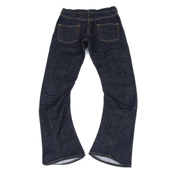 wjk Curved Indigo Denim Jeans Size S