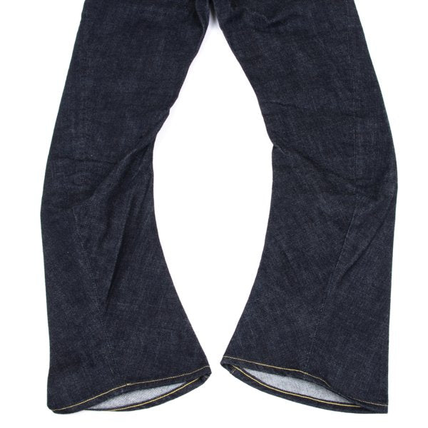 wjk Curved Indigo Denim Jeans Size S