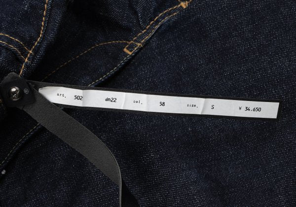 wjk Curved Indigo Denim Jeans Size S