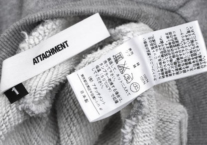 ATTACHMENT Cotton Pullover Sweatshirt Gray Size 1