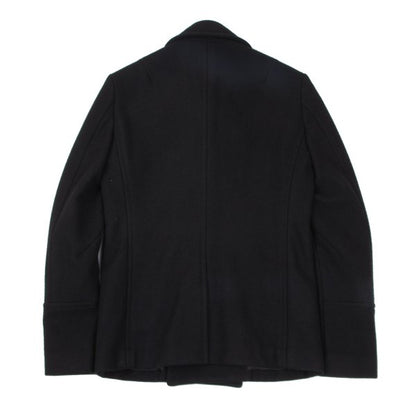 ATTACHMENT Melton Wool Pea Coat Black Size 1