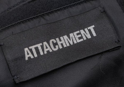 ATTACHMENT Melton Wool Pea Coat Black Size 1