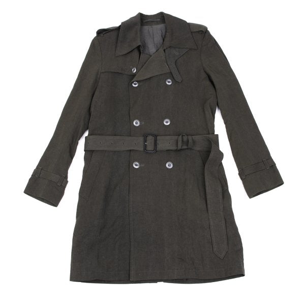 ATTACHMENT Rayon Trench Coat Mocha Size 1
