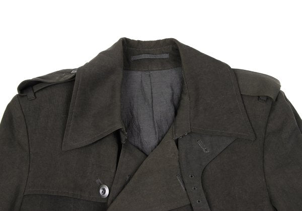 ATTACHMENT Rayon Trench Coat Mocha Size 1