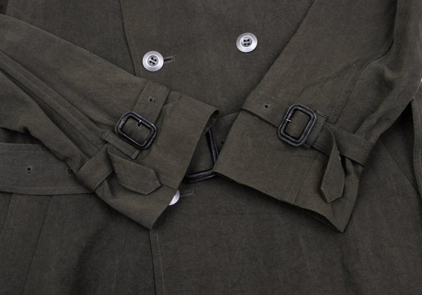 ATTACHMENT Rayon Trench Coat Mocha Size 1