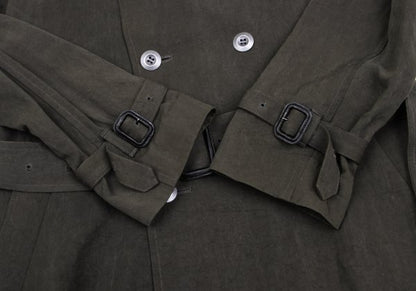 ATTACHMENT Rayon Trench Coat Mocha Size 1