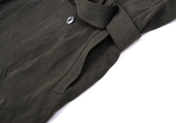 ATTACHMENT Rayon Trench Coat Mocha Size 1
