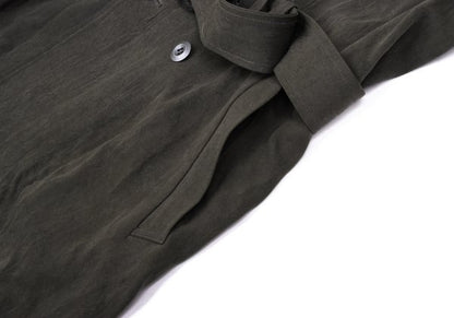 ATTACHMENT Rayon Trench Coat Mocha Size 1