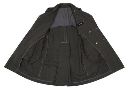 ATTACHMENT Rayon Trench Coat Mocha Size 1