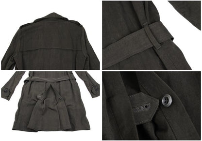 ATTACHMENT Rayon Trench Coat Mocha Size 1