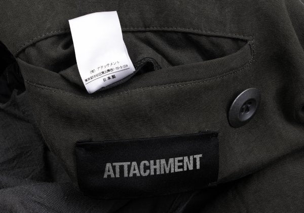 ATTACHMENT Rayon Trench Coat Mocha Size 1