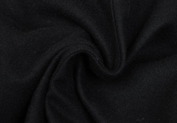 BURBERRY BLACK LABEL Melton Wool Removable Coat Black Size M