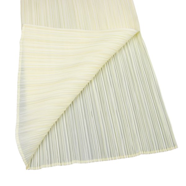 PLEATS PLEASE Pleated Sleeveless Dress Ivory Size 2