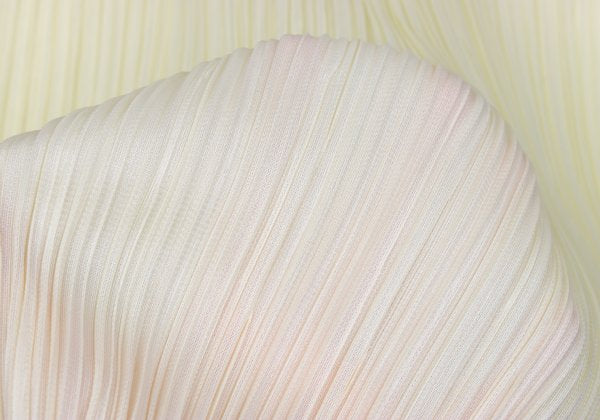 PLEATS PLEASE Pleated Sleeveless Dress Ivory Size 2