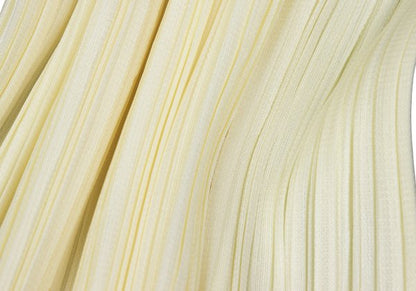 PLEATS PLEASE Pleated Sleeveless Dress Ivory Size 2