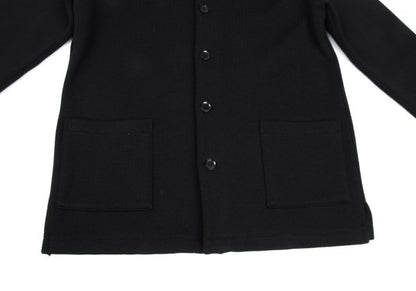 Yohji Yamamoto POUR HOMME Wool Knit Jacket Black Size 3