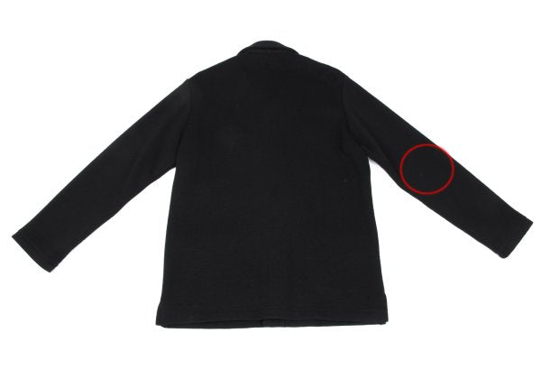 Yohji Yamamoto POUR HOMME Wool Knit Jacket Black Size 3
