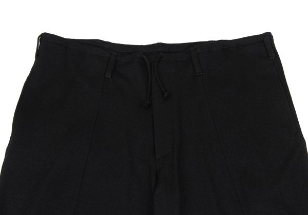 Yohji Yamamoto POUR HOMME Black Wool Cropped Pants Size 3
