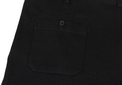 Yohji Yamamoto POUR HOMME Black Wool Cropped Pants Size 3