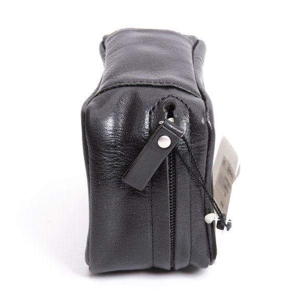 Y'SACCS Cow Leather Mini Pouch Black
