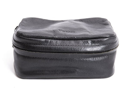 Y'SACCS Cow Leather Mini Pouch Black