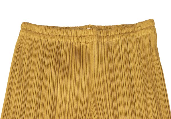 PLEATS PLEASE Pleated Straight Pants Mustard Size 2