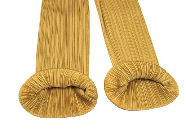 PLEATS PLEASE Pleated Straight Pants Mustard Size 2