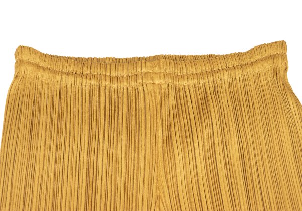 PLEATS PLEASE Pleated Straight Pants Mustard Size 3