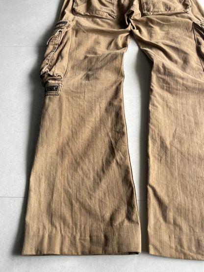 Vintage Y2K Gimmick Cargo Pants Beige Size 40
