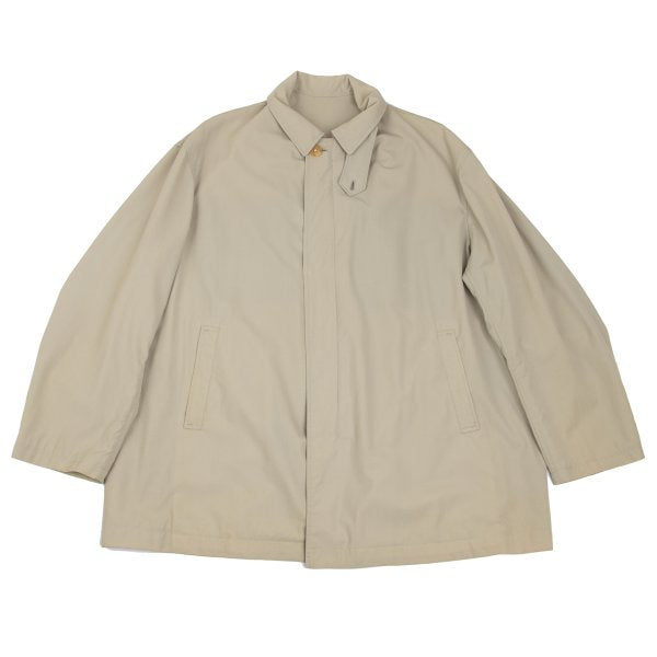 Y's for men Wool Nylon Zip-Up Stand Long Jacket Size M
