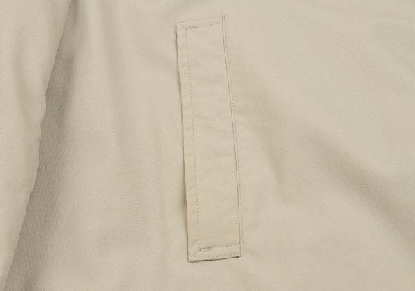 Y's for men Wool Nylon Zip-Up Stand Long Jacket Size M