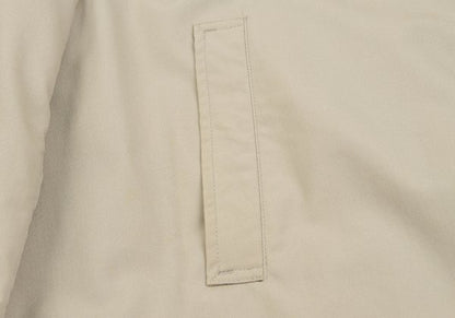 Y's for men Wool Nylon Zip-Up Stand Long Jacket Size M