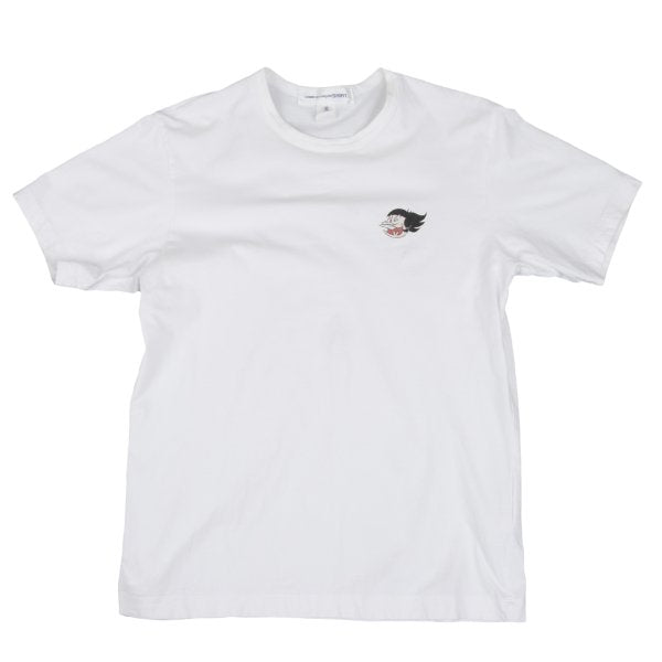 COMME des GARCONS SHIRT Iyami Print T-Shirt White Size M