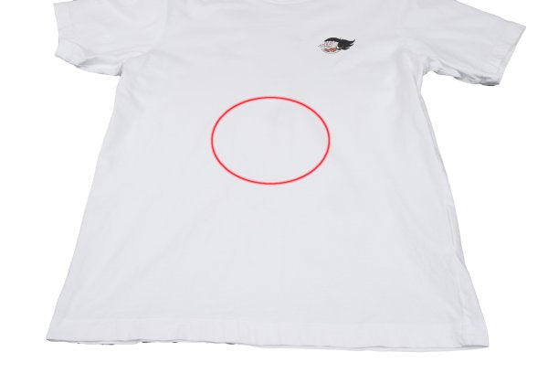 COMME des GARCONS SHIRT Iyami Print T-Shirt White Size M