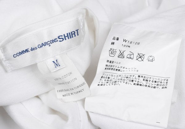 COMME des GARCONS SHIRT Iyami Print T-Shirt White Size M
