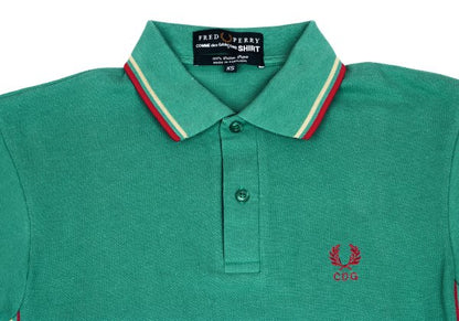 COMME des GARCONS SHIRT x Fred Perry Pique Polo Mint Size XS