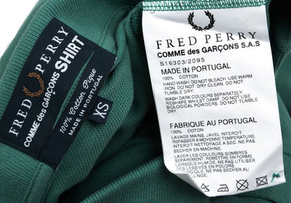 COMME des GARCONS SHIRT x Fred Perry Pique Polo Mint Size XS