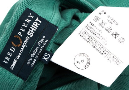 COMME des GARCONS SHIRT x Fred Perry Pique Polo Mint Size XS