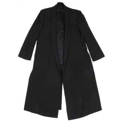 Yohji Yamamoto POUR HOMME Wool Gabardine Jacket Black Size 2
