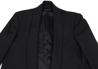 Yohji Yamamoto POUR HOMME Wool Gabardine Jacket Black Size 2