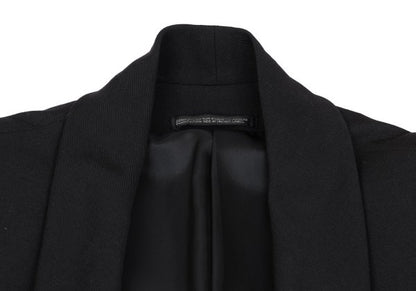 Yohji Yamamoto POUR HOMME Wool Gabardine Jacket Black Size 2