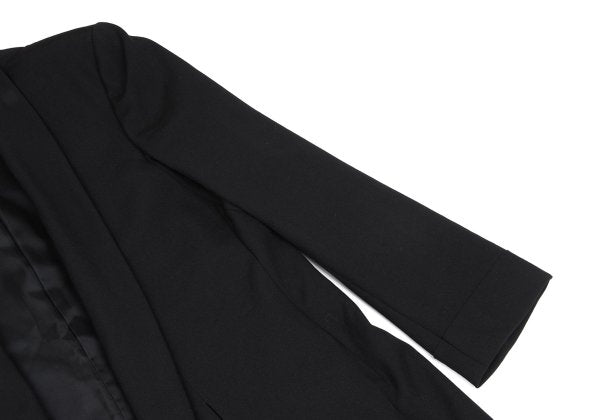 Yohji Yamamoto POUR HOMME Wool Gabardine Jacket Black Size 2