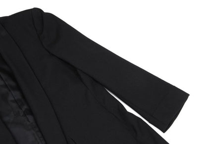 Yohji Yamamoto POUR HOMME Wool Gabardine Jacket Black Size 2