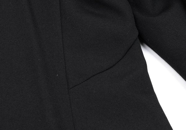 Yohji Yamamoto POUR HOMME Wool Gabardine Jacket Black Size 2