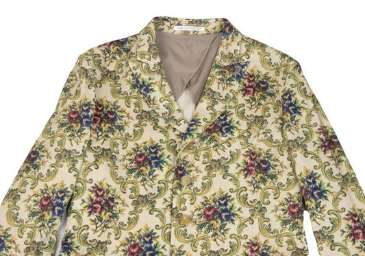 Yohji Yamamoto POUR HOMME 11SS Floral Jacket Beige Size 2