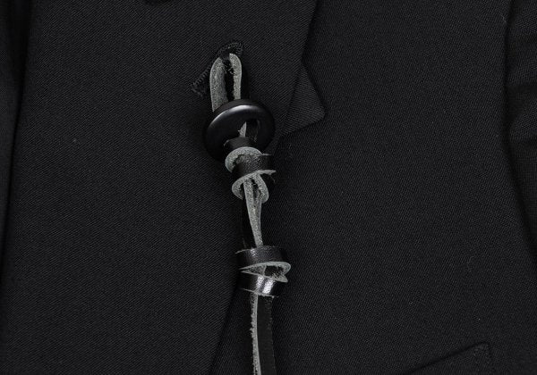 Yohji Yamamoto POUR HOMME Wool Gabardine Jacket Black Size 3