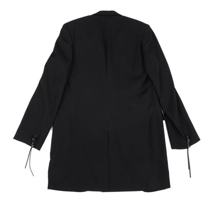 Yohji Yamamoto POUR HOMME Wool Gabardine Jacket Black Size 3