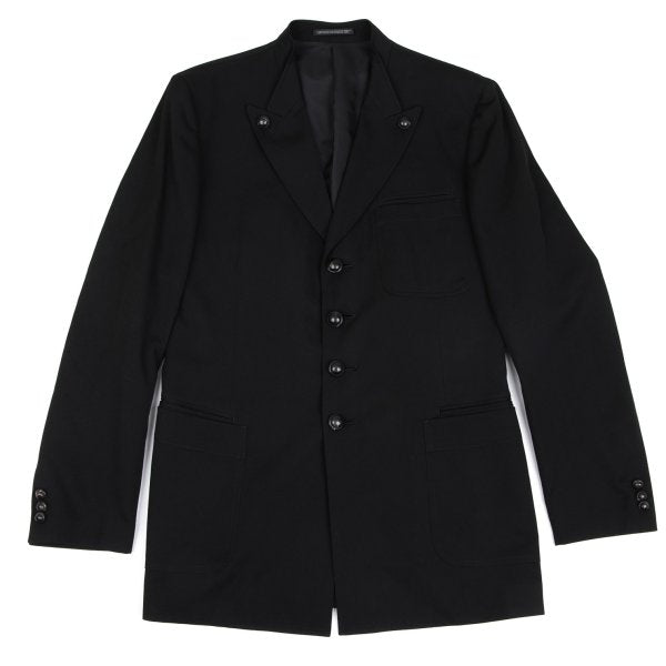 Yohji Yamamoto POUR HOMME 09AW Wool Jacket Black Size 3